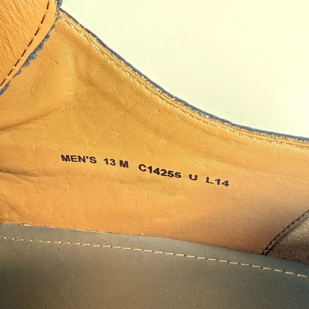 Cole Haan Todd Snyder Hammond Wingtip Mens 13 M Navy Blue Excellent Suede C14255